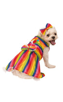 Pet Rainbow Party Dress Costume 1
