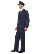 Pilot Costume Adult Navy Blue 3
