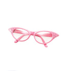 Pink Glasses 50s Style Costume Accessory 1