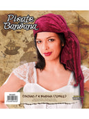 Pirate Bandana Velvet Costume Headband Scarf 2
