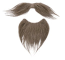 Pirate Brown Beard Moustache Set Caribbean Musketeer 1