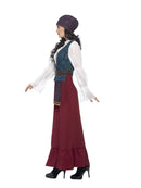 Pirate Buccaneer Beauty Costume Deluxe Adult Purple 3