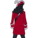 Pirate Captain Hook Costume Adult Red 2