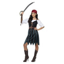 Pirate Deckhand Costume Adult Blue Female Jack Sparrow 5