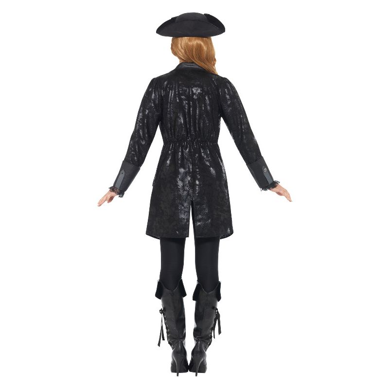 Pirate Jacket Ladies Black Adult_2