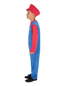 Plumber Boy Childrens Mario Costume 3