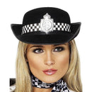 Policewomans Hat Adult Black 1