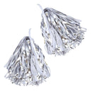 Pom Poms Silver Costume Accessory 1