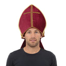 Pontiff Hat Red Pope Headpiece 1