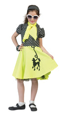 Poodle Dress Yellow with Black Medium Childrens Costume Female 1