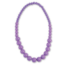 Pop Art Big Pearl Necklace Lavender Costume Accessories Female 1