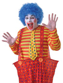 Pop Wig Blue Clown Curly Hair 1