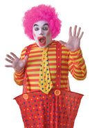 Pop Wig Pink Clown Curly Hair 1