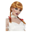 Porcelain Doll Wig Auburn 1