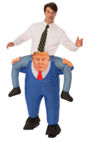 Presidential Piggy Back Inflatable Donald Trump Adult Costume 1