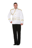 Prince Charming Jacket White Mens Costume 1