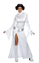 Princess Leia Adult Costume and Wig Star Wars New Hope 1