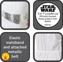 Princess Leia Costume Girls Long White Dress Belt Hair Buns 5