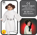 Princess Leia Toddler Romper Star Wars White Fleece 3