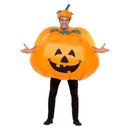 Pumpkin Inflatable Costume Adult Orange Black 2