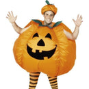 Pumpkin Inflatable Costume Adult Orange Black 1