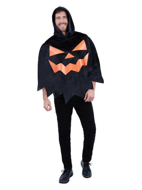 Pumpkin Poncho Adult Unisex_1