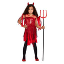 Punk Devil Costume Child Red 1