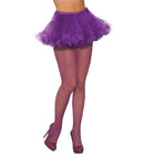 Purple Glitter Sparkle Party Hold Ups Fishnet Stockings 1
