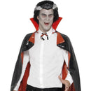 Pvc Reversible Vampire Cape Adult Black Red 1