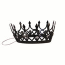 Queen Crown Black Dark Royalty Medieval Costume Accessory 1
