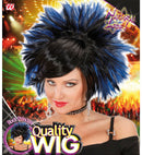 Rock Princess Wig Black/Blue - In Box