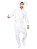 Rabbit Costume Adult White Onesie Nose Hood 2