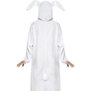 Rabbit Costume Adult White Onesie Nose Hood 3