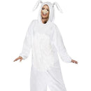 Rabbit Costume Adult White Onesie Nose Hood 1
