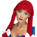 Rag Doll Wig Adult Red 1