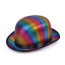 Rainbow Coloured Bowler Hat 1