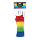 Rainbow Fishnet Gloves 1