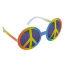 Rainbow Peace Glasses Joke Costume Accessory 1