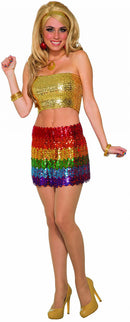 Rainbow Sequin Skirt 1