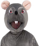 Rat Big Head Adult Mascot Costume Chest Size 42" 2