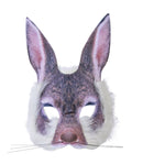 Realistic Fur Bunny Rabbit March Hare Face Mask 1