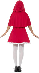 Red Riding Hood Fairy Tale Adult Costume Dress Cape 3