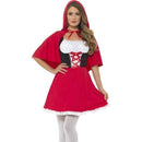 Red Riding Hood Fairy Tale Adult Costume Dress Cape 1