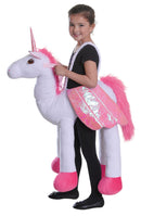 Riding Unicorn Costume Childrens Step in Dress Up 1