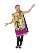 Roald Dahl Winning Wonka Bar Costume Kids Purple 3