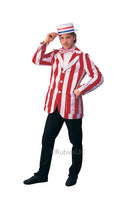 Roaring 20s Blazer Adult Mens White Barber Costume 1