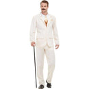 Roaring 20s Gent Costume Adult White 4