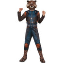 Rocket Raccoon Kids Costume & Mask Guardians of the Galaxy 1