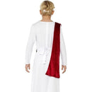 Roman Boy Costume Kids White Robe Red Sash Belt Headpiece 3