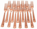 Rose Gold Forks 12 Pack 1